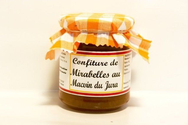 Confitures spécialités - Confiture de Mirabelles au Macvin du Jura